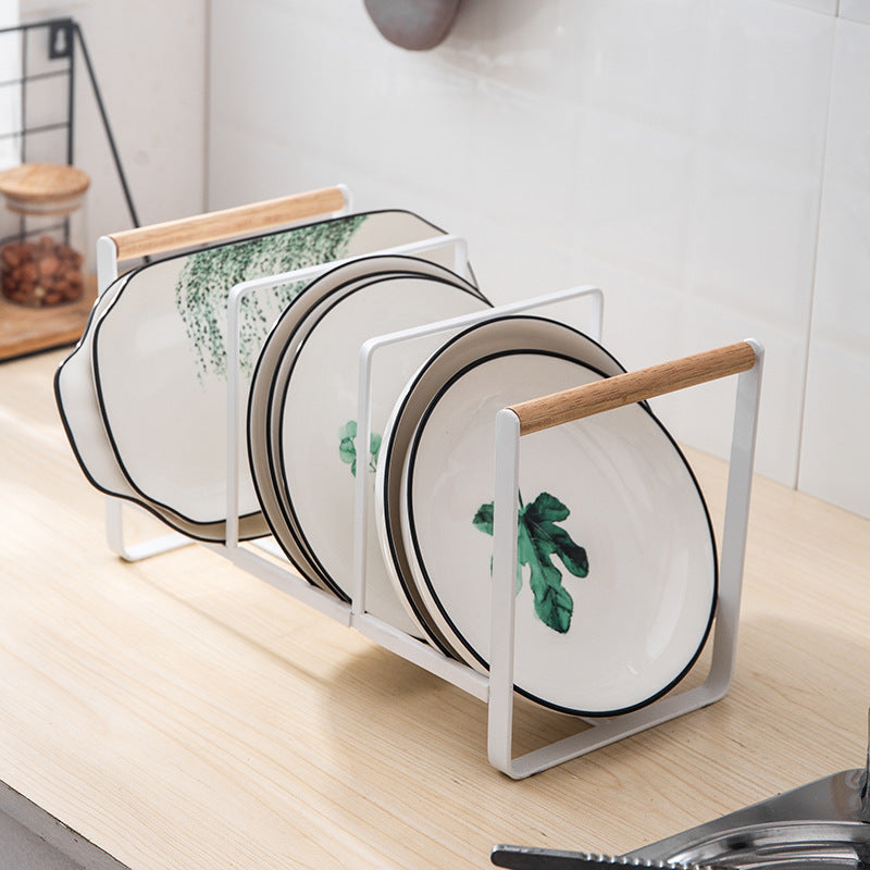 Shelves for bowls and plates in the kitchen Household multi-functional dishes and chopsticks storage rack Countertop drain rack rack
