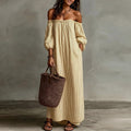 cross-border european and american women's clothing: summer dresses for women - fashionable, casual, loose-fit striped vacation dresses
