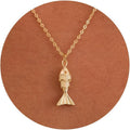 colorful koi necklace fashionfashion can shake fish pendant seven colorful clavicle chain plated with real gold to preserve color