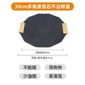 Korean style hexagram cassette oven baking pan outdoor camping non-stick pan medical stone square barbecue pan for home barbecue pan