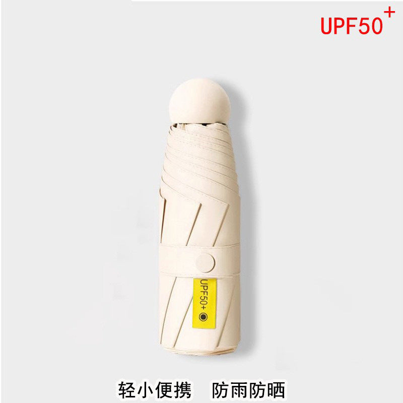 50% off capsule umbrella sun umbrella sun umbrella mini rain or shine umbrella women's portable customizable logo wholesale