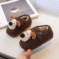 Kids' cartoon snow boots - new winter collection: girls' fleece-lined fluffy shoes, boys' versatile warm birkenstock-style boots