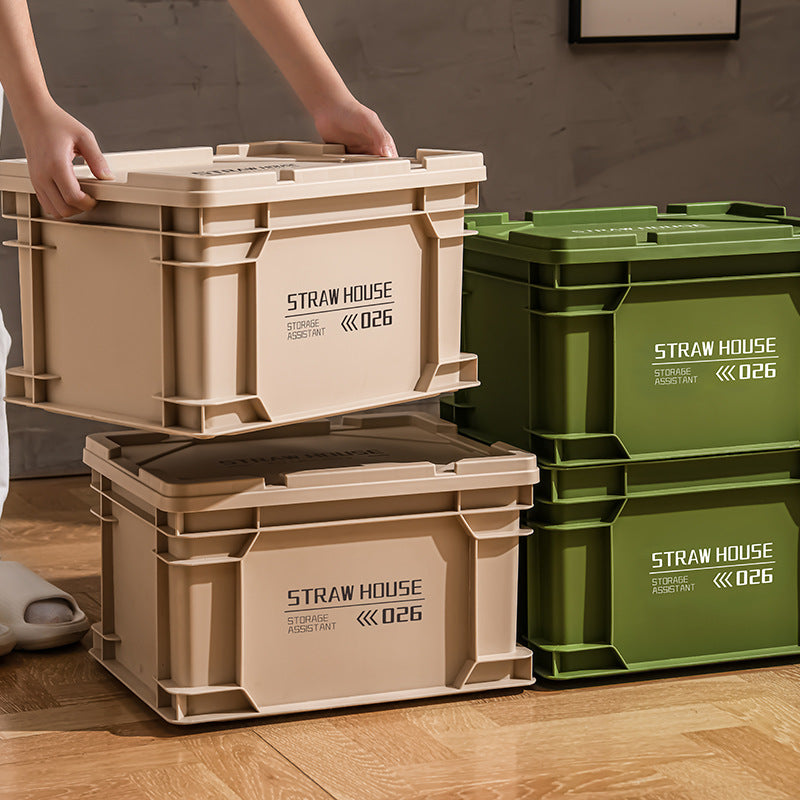 Household storage box Industrial wind turnover box Books, snacks, sundries, sorting box Outdoor camping Car storage box
