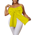 D335women tops european and american women's sexybows wrap chest african off shoulder easiest for match short tops shirt