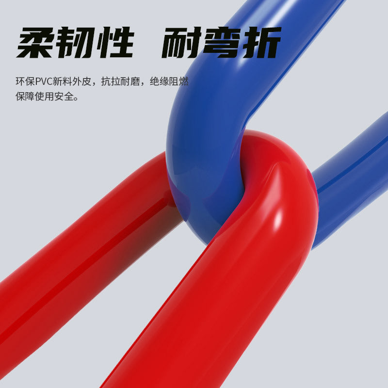 Pure copper RVS twisted pair 2 cores 0.5 075 1.5 2.5 square fire lamp holder household power cord 200 meters