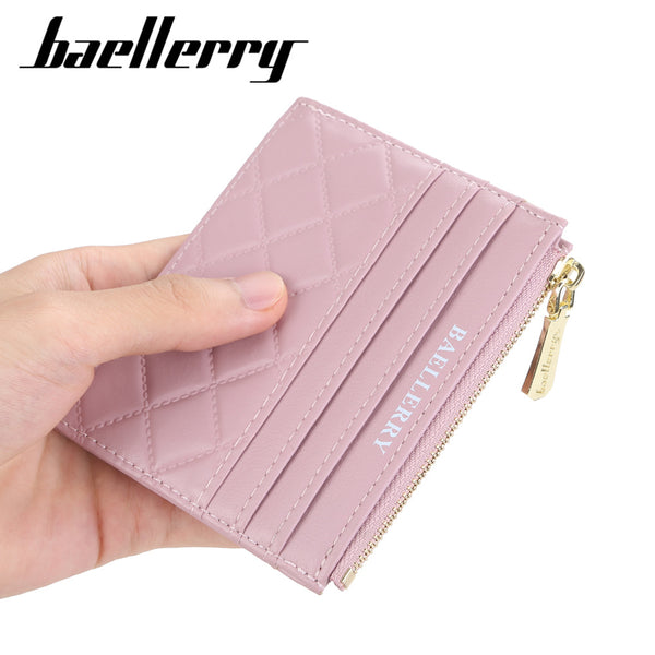 Ladies wallet, new baellerry rhombus candy color driver's license cover, mini multi-card card holder card cover