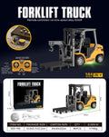 Custom mini excavator - cross-border bestseller: full-scale alloy dump truck, kids' remote control construction vehicle, mini forklift