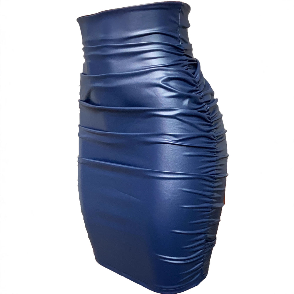 Amazon's independent station best selling pu leather skirt for women, pleated skirt, european and american ins style zipper, high waist hip skirt for women