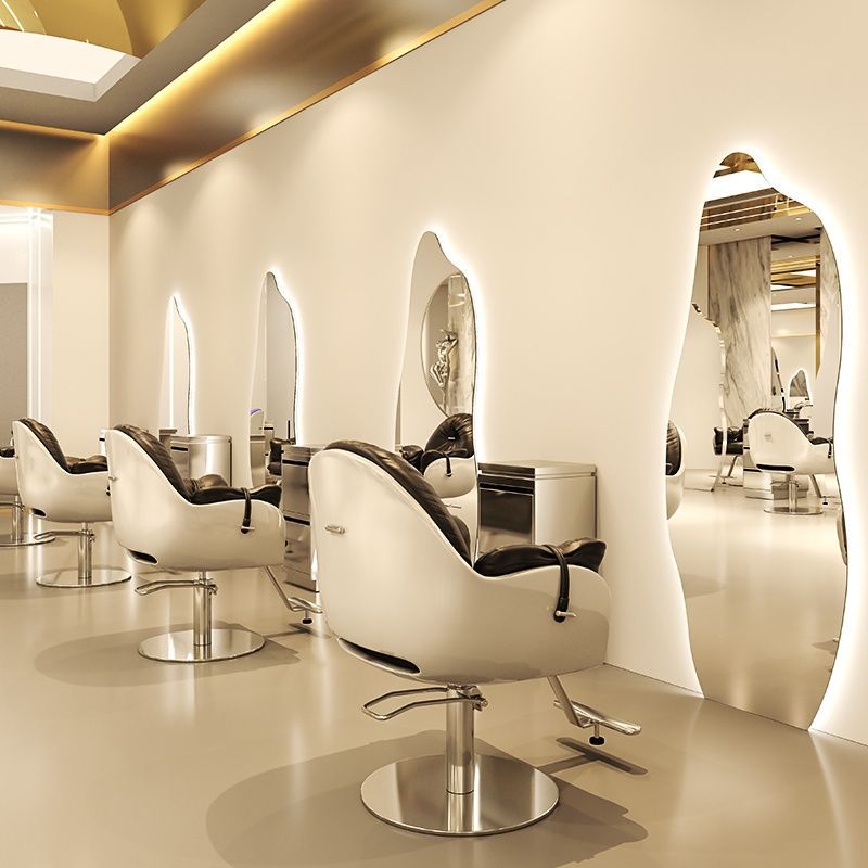 Hairdressing shop mirror table popular perm and dye hanging mirror hair salon special beauty mirror floor-standing hair cutting mirror hair salon special mirror