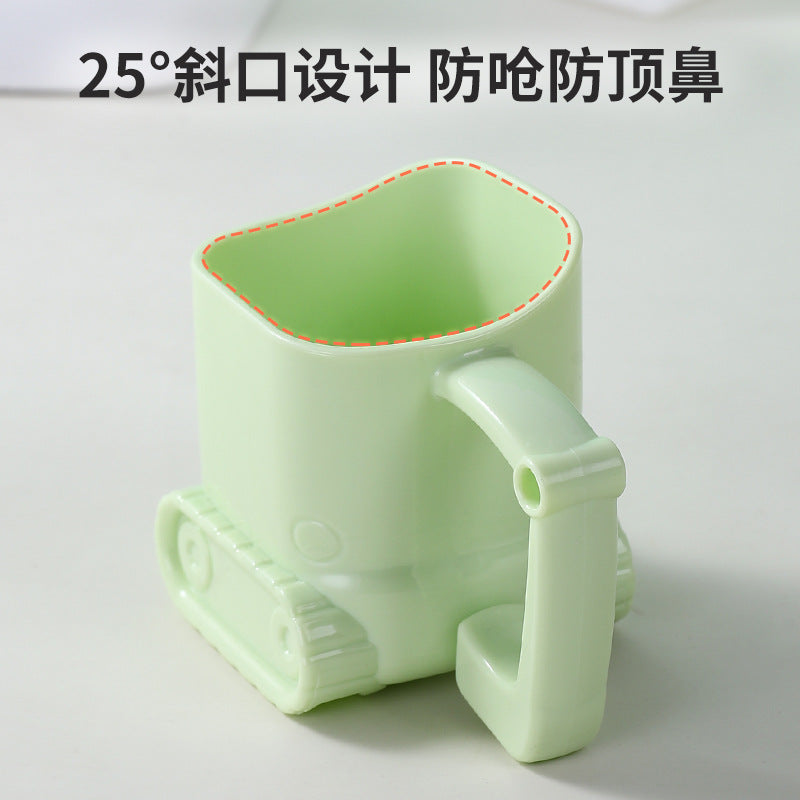 Kids' toothbrush cup, wash basin, toothbrush holder - 2-6 years old, baby home use, rinse cup, cute design for boys and girls, drop-proof
