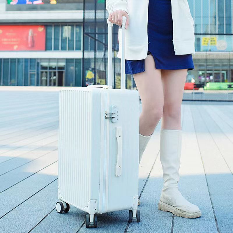 Luggage Internet celebrity female high-value student large-capacity travel male trend 28-inch password universal wheel trolley leather case