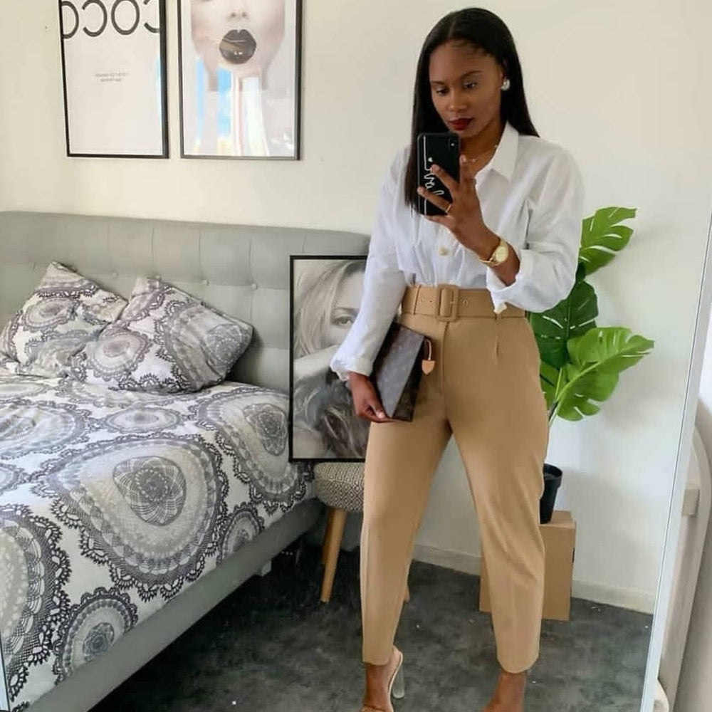 New arrival  european and american fashioncasual professional trousers  independent station casual pants african plus size pants