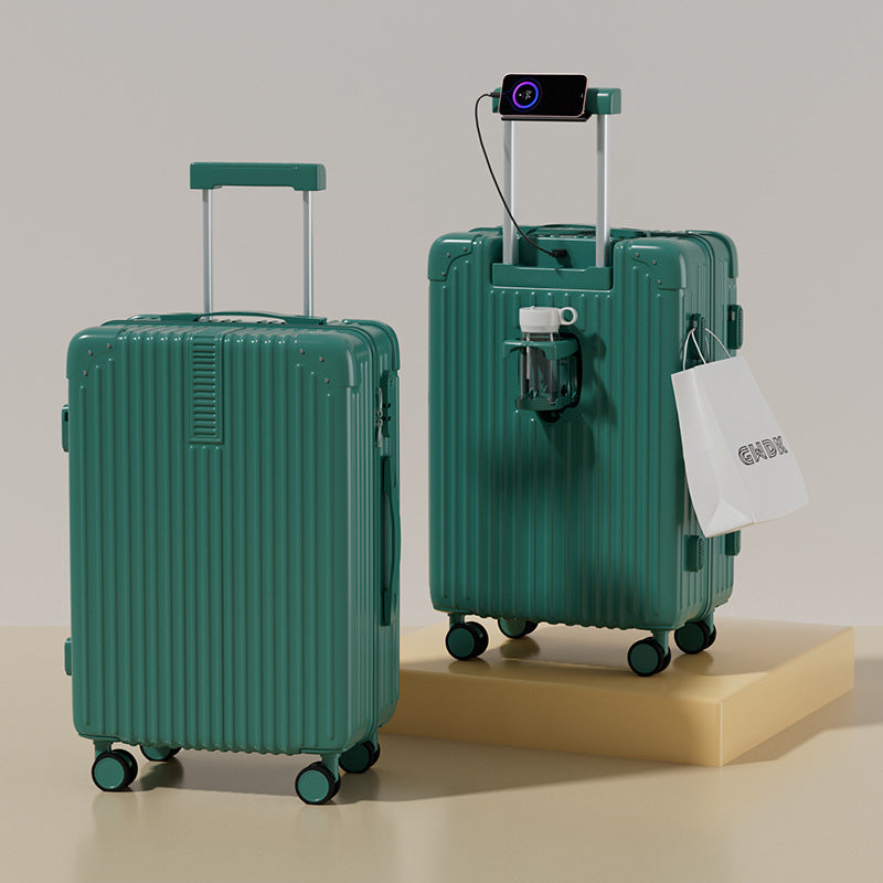 New child and mother suitcase silent universal wheel 20 inch boarding case large capacity trolley case 26 inch wedding case password