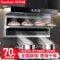 Wholesale royalstar high suction range hood for home warm dish insulation top side double suction small kitchen range hood