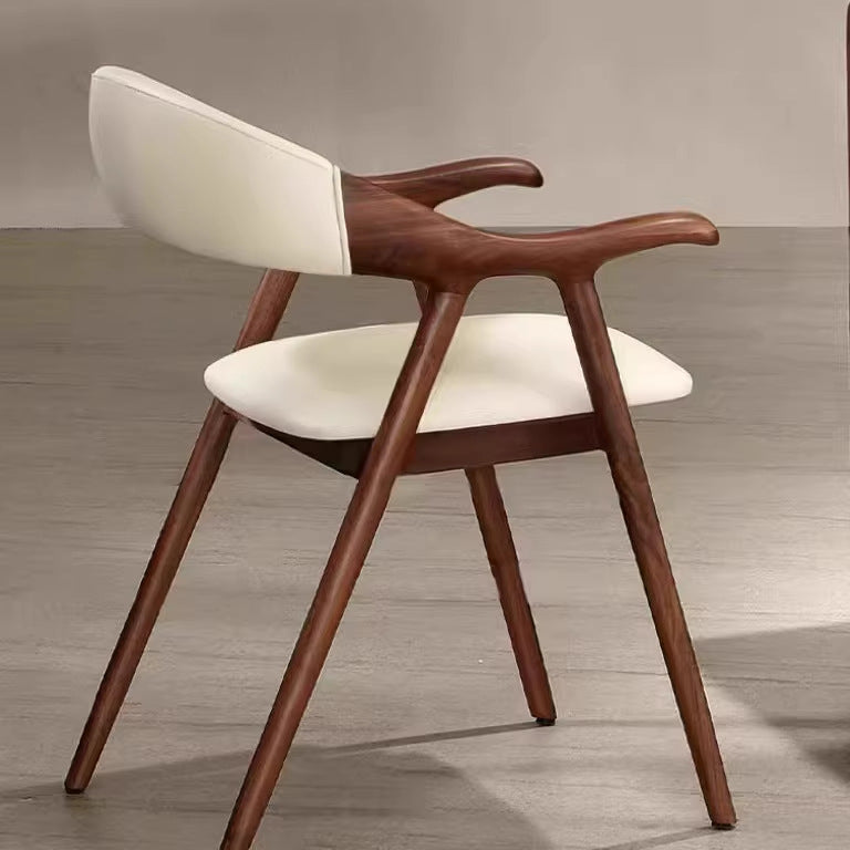 Used solid wood dining chair modern accessible luxuryclassy design tea room desk negotiation armrest back ash wood chair