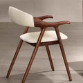 Used solid wood dining chair modern accessible luxuryclassy design tea room desk negotiation armrest back ash wood chair