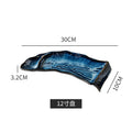 12inch sushi bench kiln glaze sushi plate creative sushi cold dish plate japanese kiln ceramic tableware wholesale