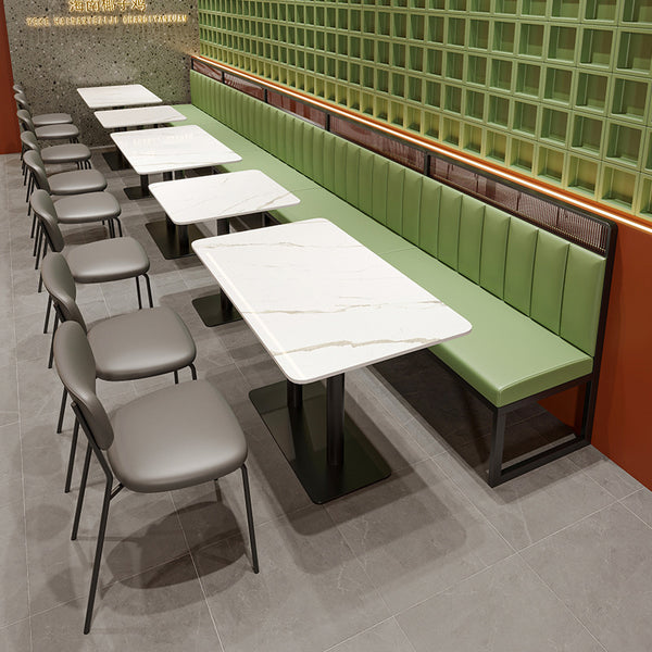 South East Asia Card Seat Sofa Catering Industrial Style Dining Table and Chair Commercial Combination Hong Kong Style Teahouse Restaurant Hunan Restaurant