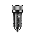 New car fast charging car phone charger vehicle electrical appliances 9v2a dual usb port aluminum alloy car charger head