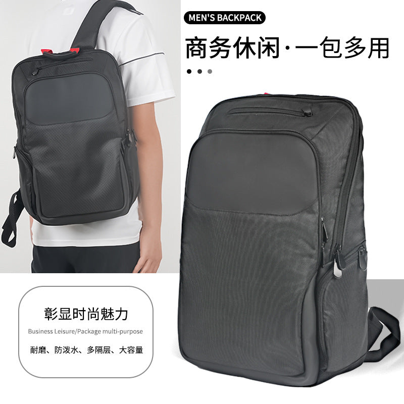 Large capacity expandable waterproof backpack - men's carry-on travel backpack, business laptop bag, work commute bag