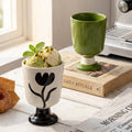 Stylishins high-looking mug household water cup goblet ceramic coffee cup couple christmas gift cup