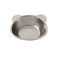 304 stainless steel panda plate - cartoon kids' snack plate, drop-proof, multi-compartment, double-handled pasta dish for home use