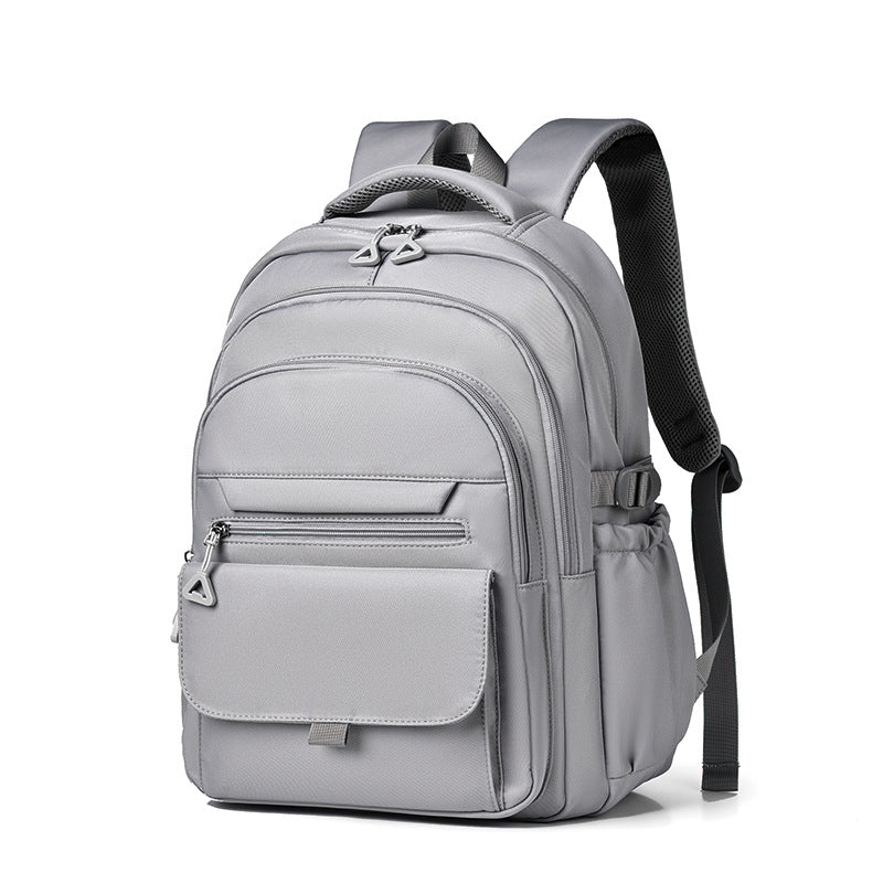 Processing custom shoulder women's bag 15.6 inch Oxford cloth anti-splashing water junior high school college student backpack leisure travel bag