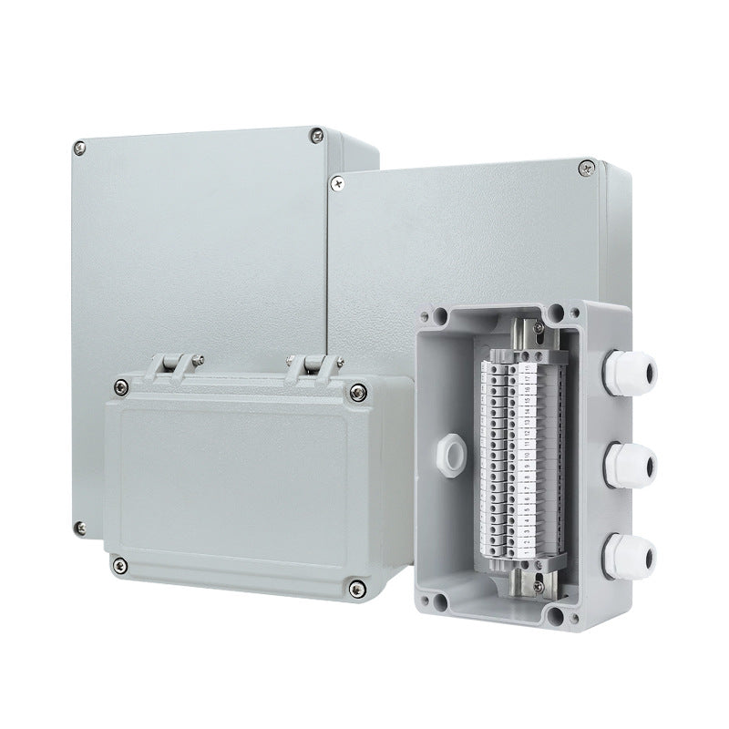 Cast aluminum waterproof box Outdoor waterproof aluminum box Metal box Outdoor terminal box Button box Sealed aluminum waterproof junction box