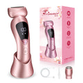 Electric shaver for women - personal underarm hair remover, portable, painless, full body use, customizable