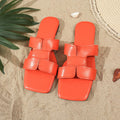export plus size women's summer new flat sandals - versatile, non-slip, soft sole beach slides