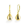European and american new tear drop leverback earrings, fashionable teardrop dangle earrings, elegant and chic women's party and commute jewelry