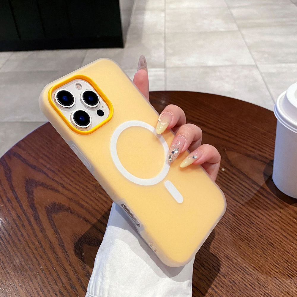 Matte jelly case 2-in-1 apple 17 fashion phone case, compatible with iphone 15, drop-proof minimalist protective cover 16