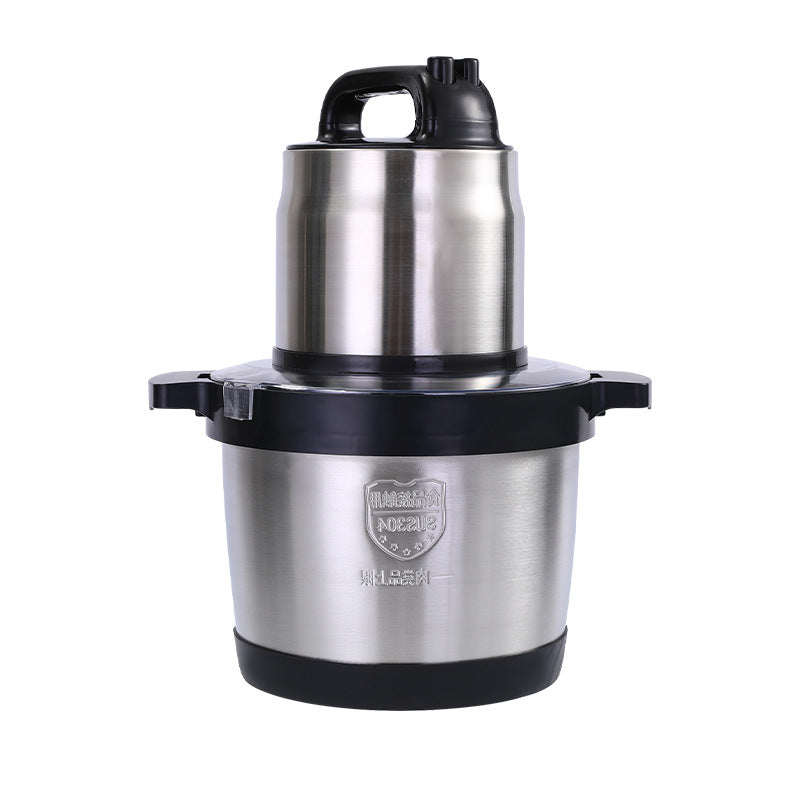 For homecommercial multifunctional food grade stainless steel meat grinder 6l large capacity meat grinder meat mincer food processor