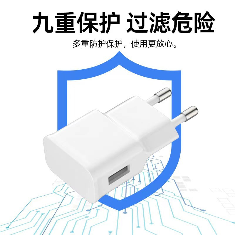 S8 fast charging charger compatible with samsung s6/s8/s9/10, qc3.0 quick charge adapter with us/eu plug