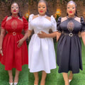 Aliexpress  new arrivalfashionelegant banquet evening dress export african women's clothing plus size hot diamond dress