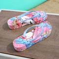 Women's flip-flops: summer fashion, beachwear, new mid-heel, non-slip, soft sole, cute cartoon thong sandals
