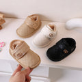 Xiaoxiangfeng baby snow boots winter thick velvet men's and women's kids cotton shoes infant kids toddler shoes kids k-style milk tea