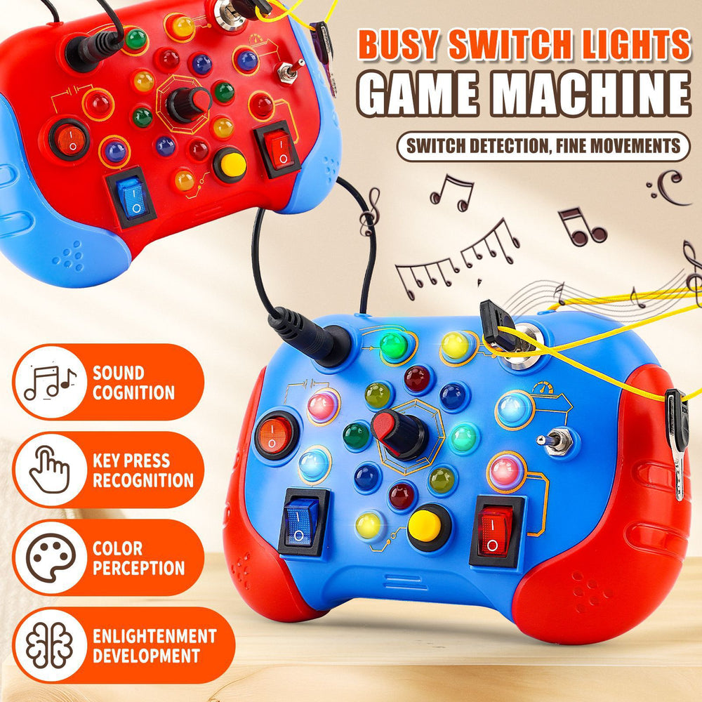 kids toys busy machine montessori early education baby puzzle game enlightenment cognitive intelligence switch light