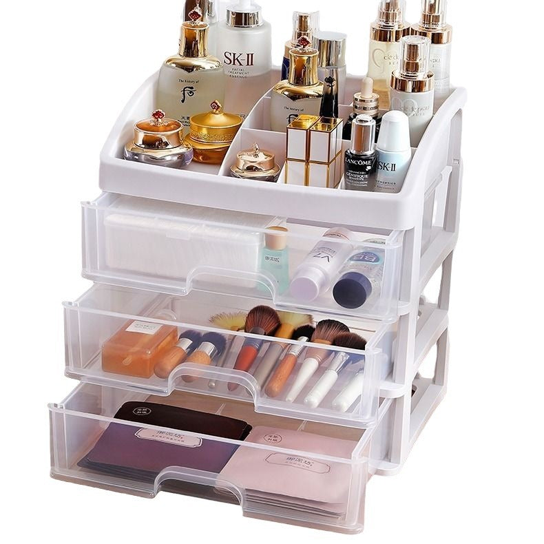 Internet celebrity cosmetics storage box wall skin care products dresser desk stationery drawer rack dormitory artifact
