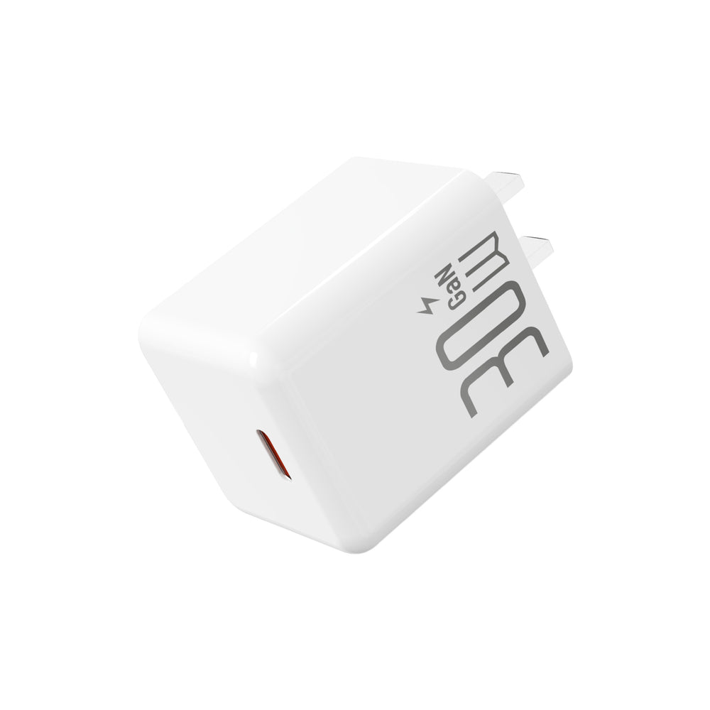 Wow customized 30w gallium nitride charger suitable for iphone8-17 fast charging charging head 3c apple charger