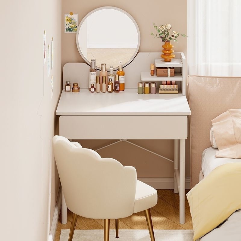 Minimalist modern vanity table for small apartments - new arrival! stylish makeup desk for rent, bedroom bedside small vanity table