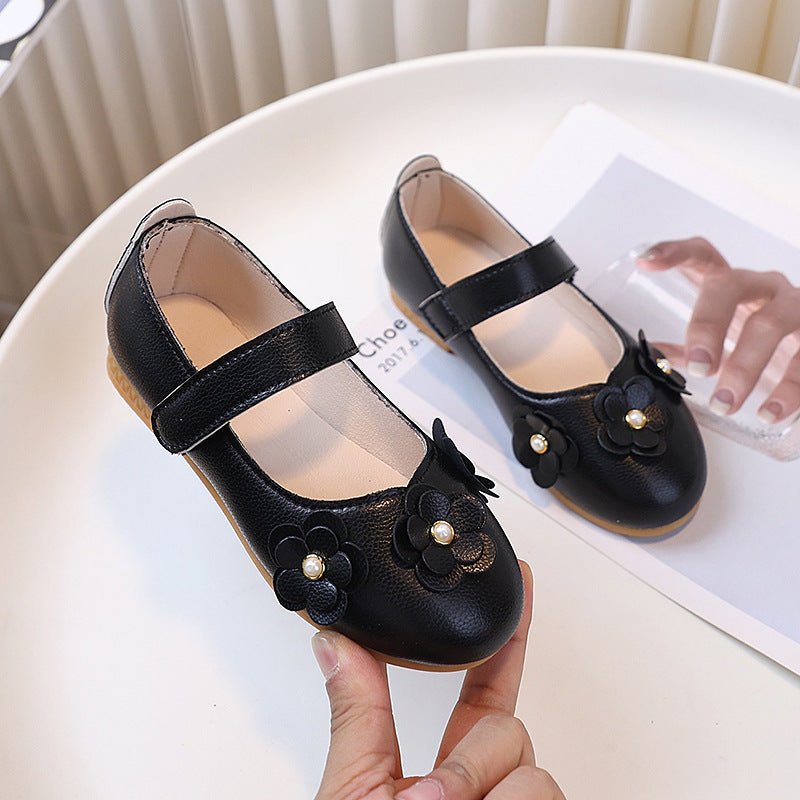 Girls' leather shoes summer : new summer collection for girls, korean style leather shoes for students, casual shoes, dropshipping available