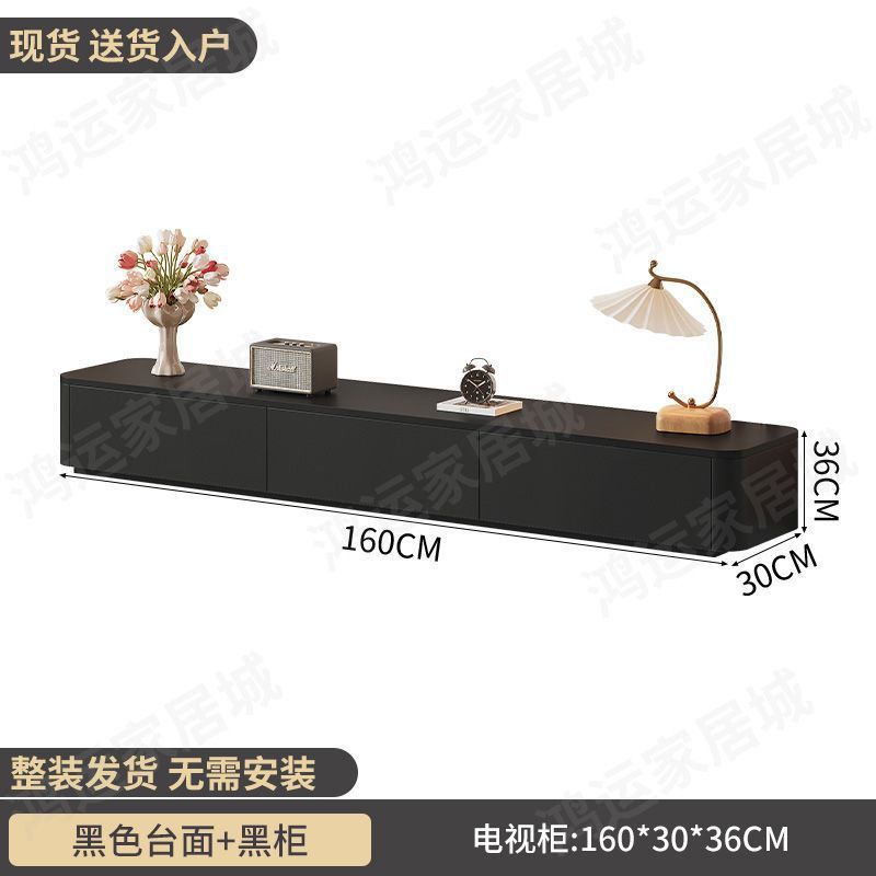 Tv cabinet living room for homenew arrival walnut medievalaccessible luxury small apartment floor-standing coffee table tv cabinet combination