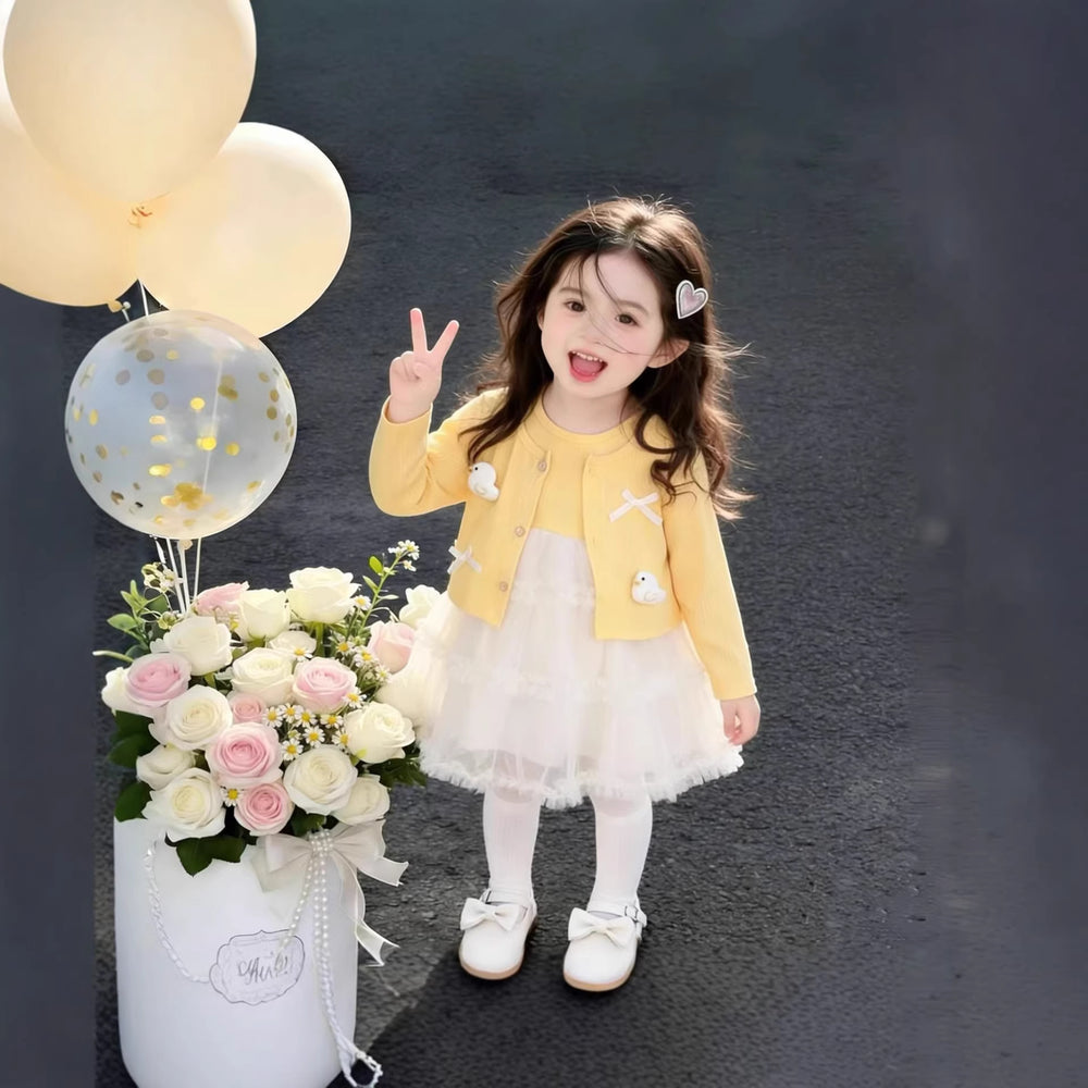 [on behalf of delivery] girls' tweed style dress spring & fall suit skirt  new style cute princess skirt for girls