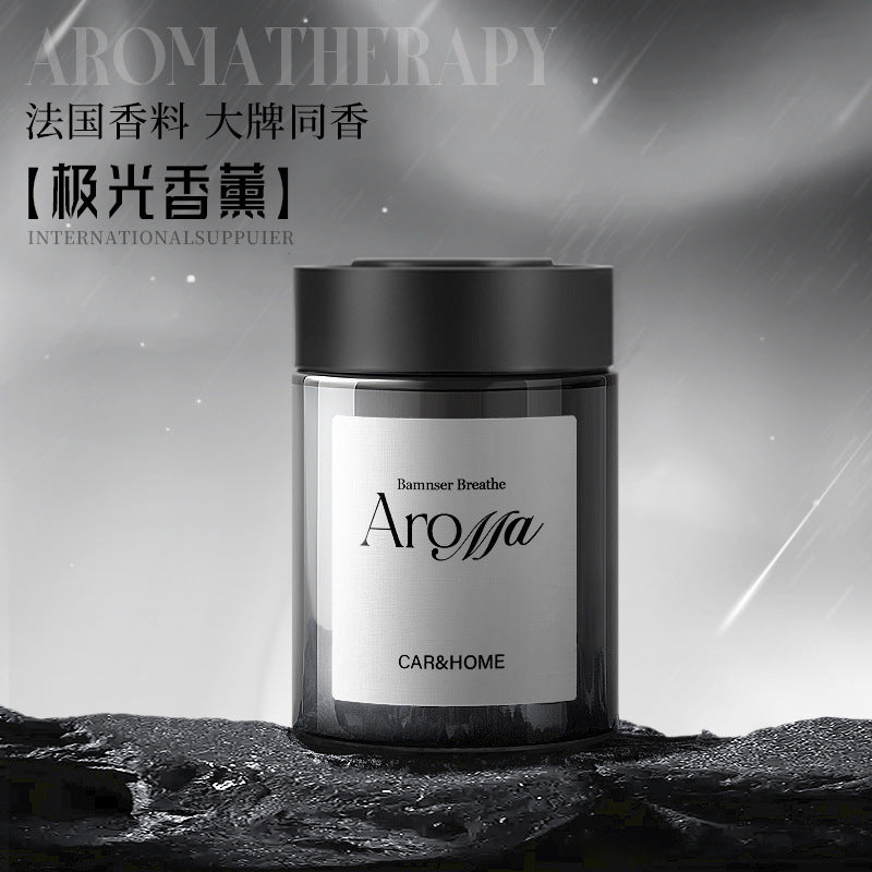 Car air freshener dashboard ornament long-lasting fragrance odor eliminator car aromatherapy solid balm interior accessories