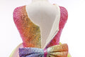 High-end and stylish princess dresses for girls, perfect for weddings, rainbow skirts, summer wear, and piano recital costumes for toddlers and young children