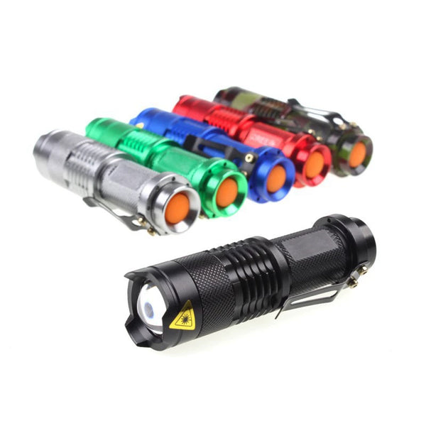 UV purple flashlight 365NM aluminum alloy banknote detection fluorescence detection UV flashlight scorpion light cat moss purple light