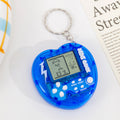 Mini arcade game keychain - tetris handheld retro puzzle toy