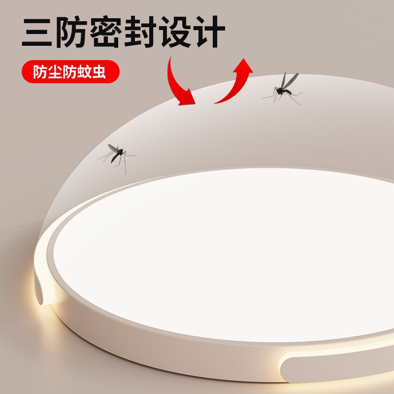 Eye-caring bedroom light, master bedroom 2025 new led ceiling lamp, minimalist modern high-end room light, popular trending style