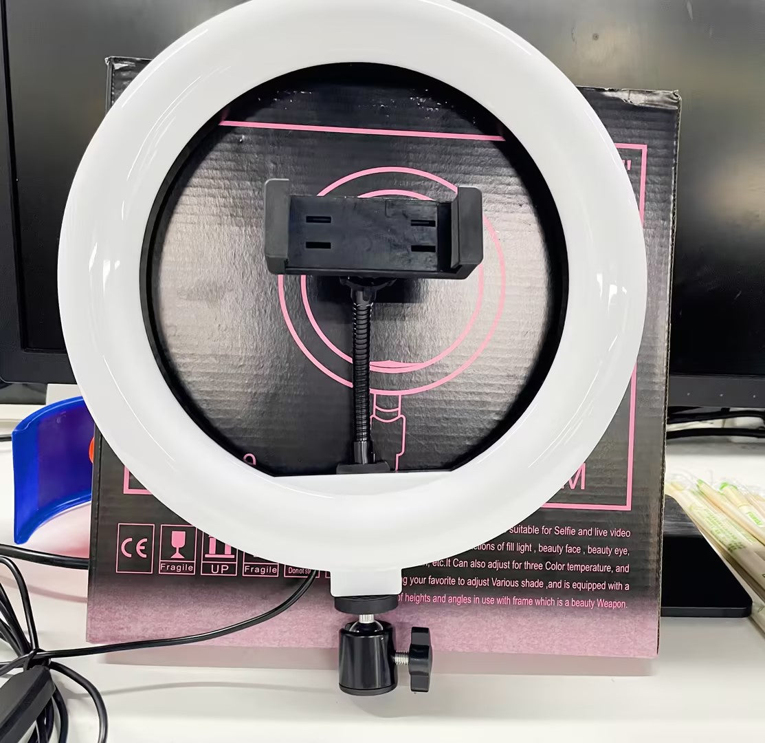 10 inch photography live light photo lighting desktop ring light ring light live broadcast beauty mobile phone filling light